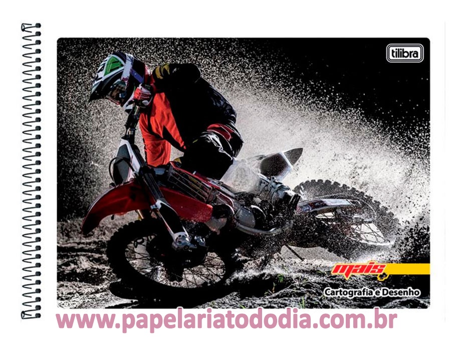 Caderno Espiral Corrida de Motocross da Camada de Camada de Dirt